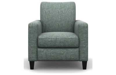 Heart of House Harrison Tweed Fabric Chair - Duck Egg